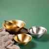 6Pcs Stainless Steels Dessert Bowls Dessert Cups Stainless Steels Thick Metal Soup Bowl Kitchen Serving Bowl Easy To Use
