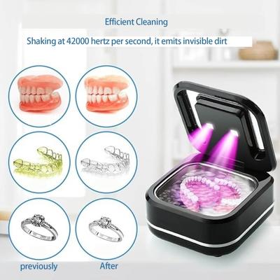 Ultrasonics Retainer Cleaner Machine Retainer Cleaner for Night Guards,Mouth Guards,Dentures Dental Ultrasonics Cleaner