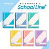 Kyokuto School Line Plus 5mm LAPP5B05T Notebook, Grid, A4, Blue, 5-Pack,
