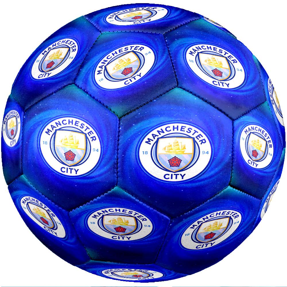 Ballon de Football de Match Taille 5 Thème Manchester City Professionnel Extérieur Football Doux Toucher Ballon d'Entraînement