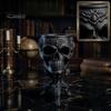 Kleiner Sukkulenten-Übertopf Mini Gothic Totenkopf Topf, 3D-gedruckter gruseliger Blumentopf, Pflanzenbehälter Behälter, Schreibtischdekoration für Halloween-Party
