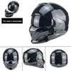 Samurai Black Scorpion Retro Men's Helmet - Four Seasons Half Helmet Indian Style