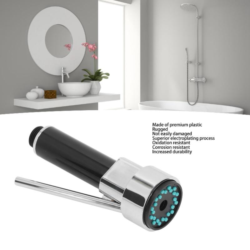 Universal 1/2inch Pull Down Kitchen Spray Head Electroplating ABS Kitchen Sink Faucet Spray Nozzle For Home Bathroom