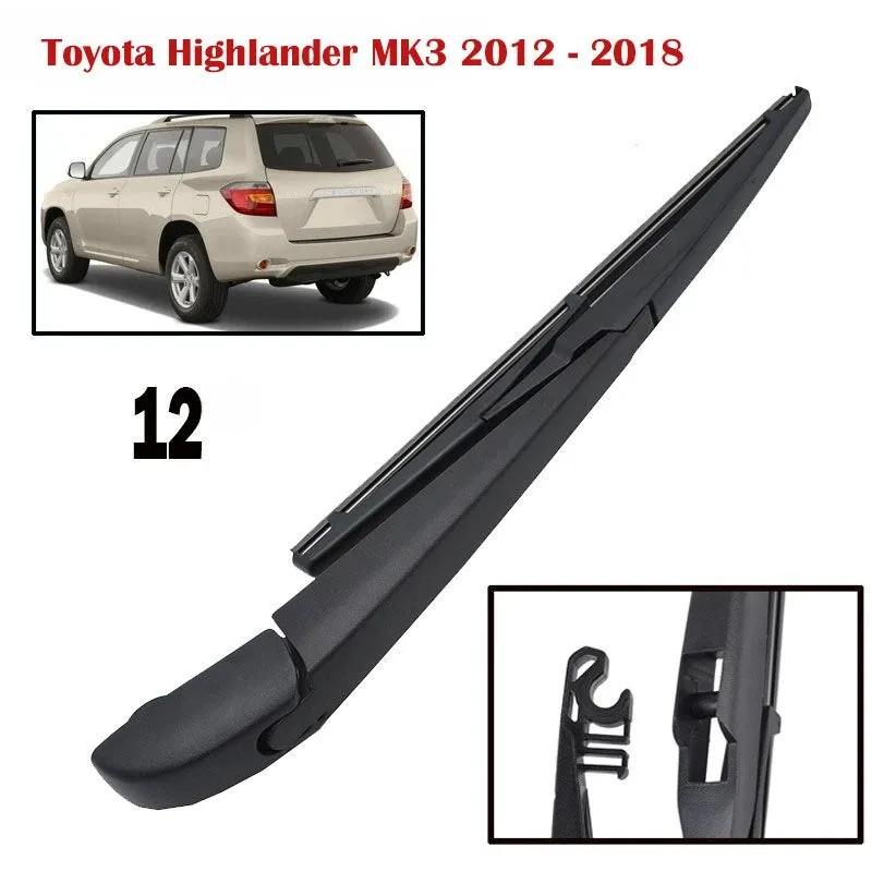 12  Rear Wiper Arm & Blade for MK3 SUV 2012-2018, Corolla Wagon E12, XM20 M20 MPV, Splash, XV, Roomster 5J7 чёрный