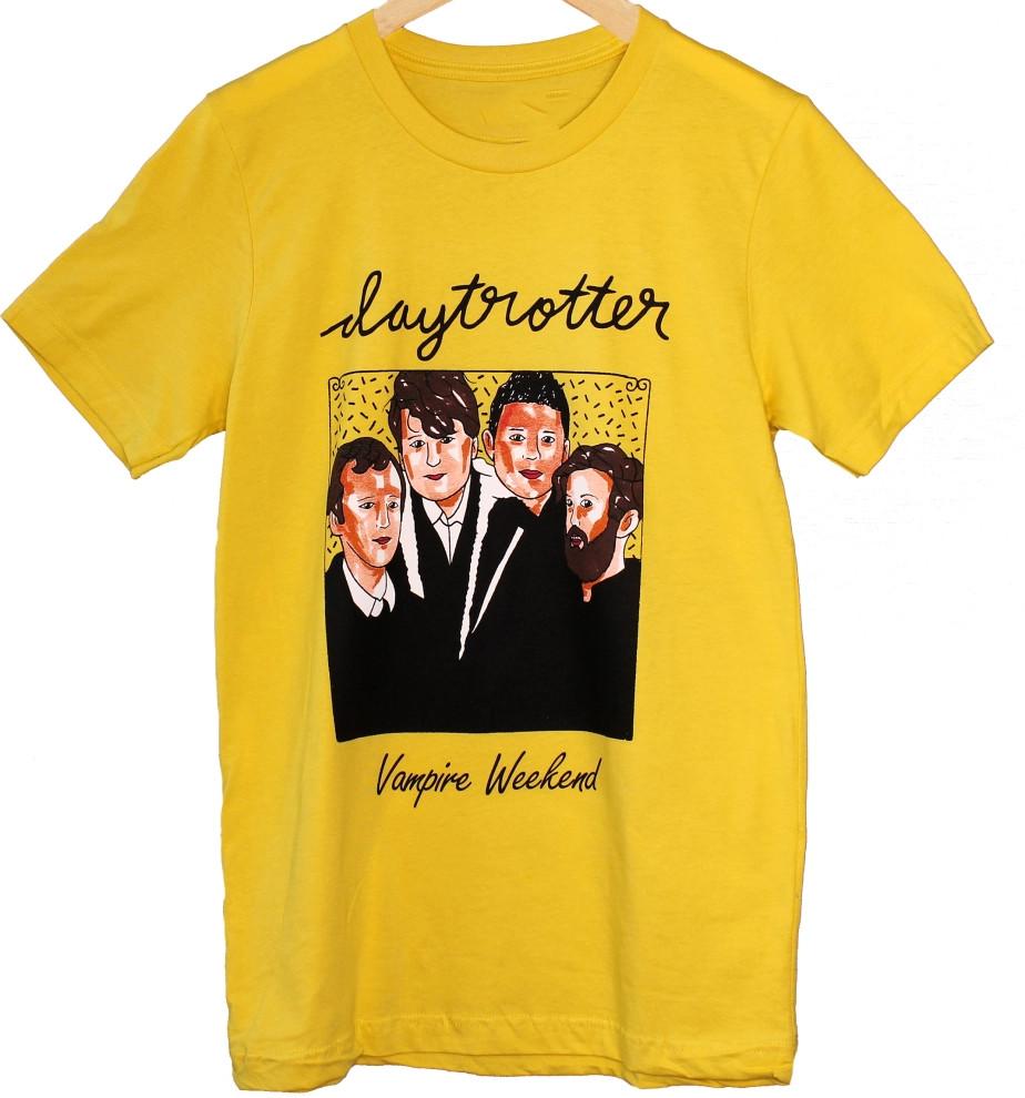 VAMPIRE WEEKEND Футболка Daytrotter Желтое Золото Унисекс S-5XL 1P0096 Унисекс Футболка XXXXL
