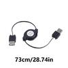 Portable USB 2.0 Male To Female Retractables Data Charging Extendable Cable for Various USB Accessories