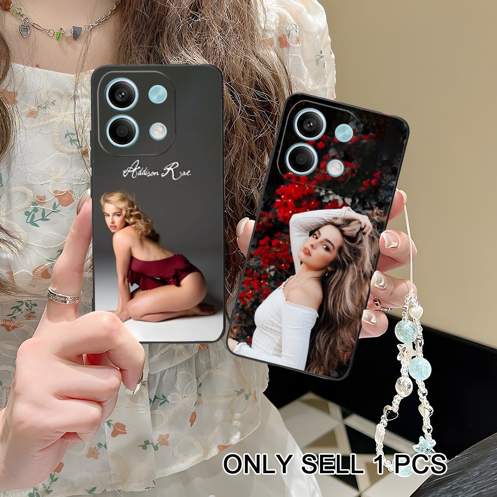 Addison Rae Matte TPU Mobile Phone Case for POCO F8 F7 F6 F5 F4 F3 F2 Pro GT C75 C71 C65 C61 C40 Pro Ultra Colorful Cover