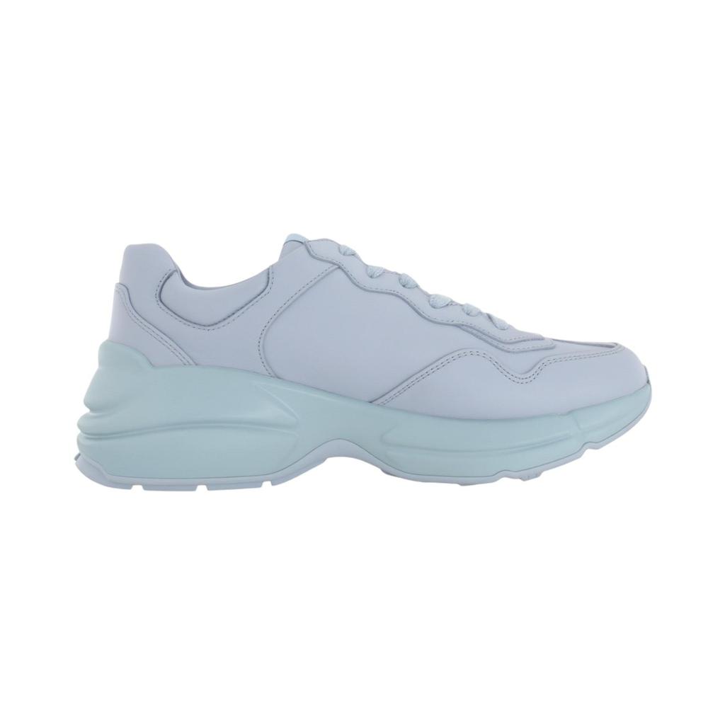 Gucci Rhyton Leather Low Top Chunky Sneakers Women's Light Blue 757887 UPG70 4949