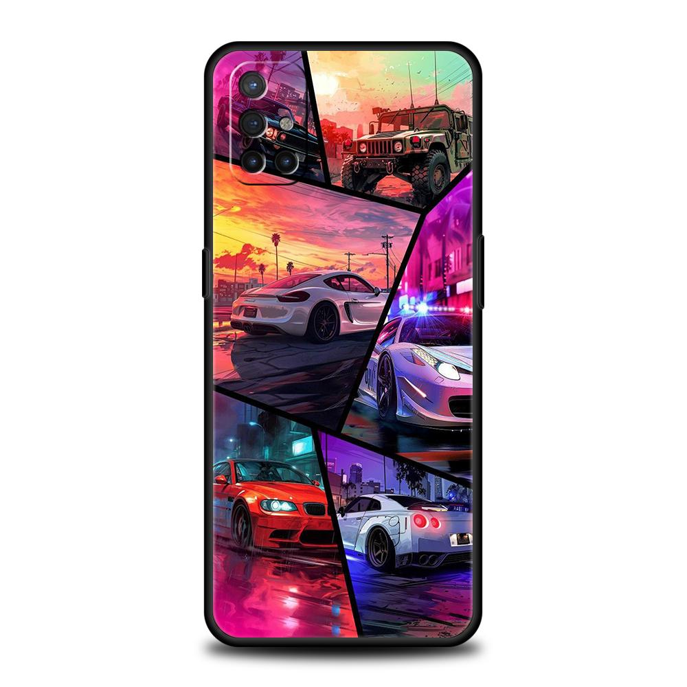 

JDM Drift Sports Car Phone Case for Oneplus 11 10T Nord N100 N10 10 7 8 9 9R 7T 8T N200 CE 2 9RT Pro 5G Silicone Cover Shell Bag Nord 2 5G