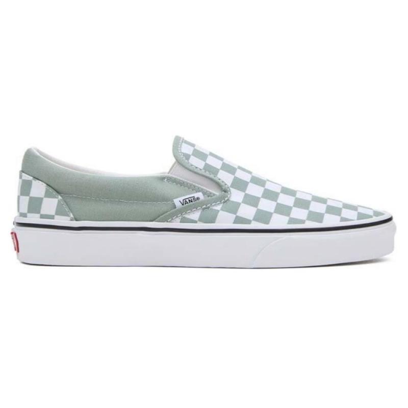 Vans Classic Slip-On 'Color Theory Checkerboard - Iceberg Green' Sneakers VN000BVZCJL1
