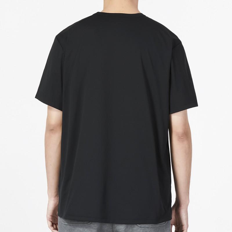 Nike Men's Black Breathable Casual Crew Neck Short Sleeve T-Shirt