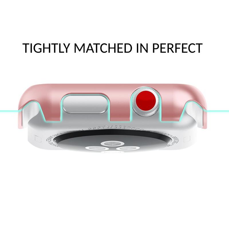 Buy Smart Watch Tempered Glass 42mm Universal Bumper Case Cover for Apple  Watch Series Protector Shell for iwatch2 at affordable prices — free  shipping, real reviews with photos — Joom