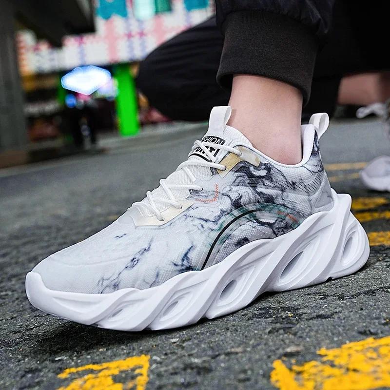 Nové Boty Pro muže Tenisky Pánské ležérní Pánská obuv tenis Luxusní boty Trenér Závod Prodyšné Boty módní mokasíny běžecké