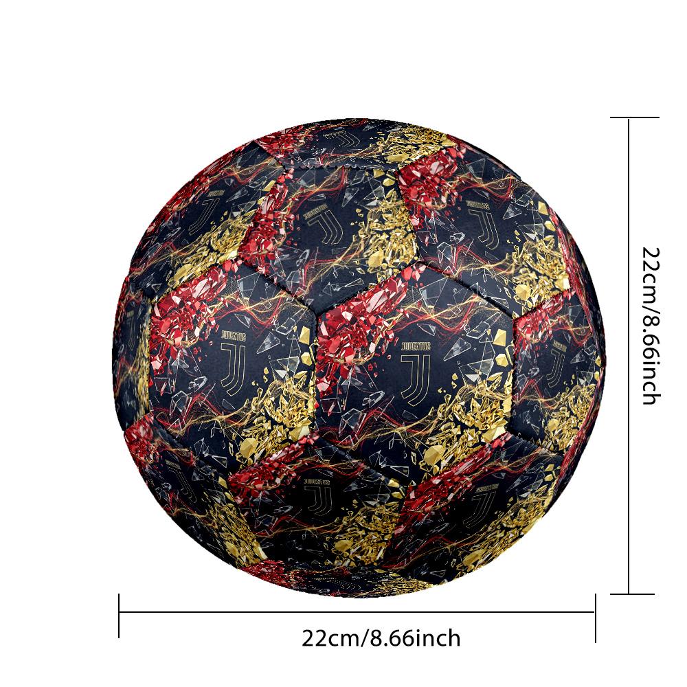 Pallone da calcio a tema Juventus FC Taglia 5 Pallone da calcio Tocco Morbido Pallone da calcio Professionale per Allenamento per Sport all'Aperto