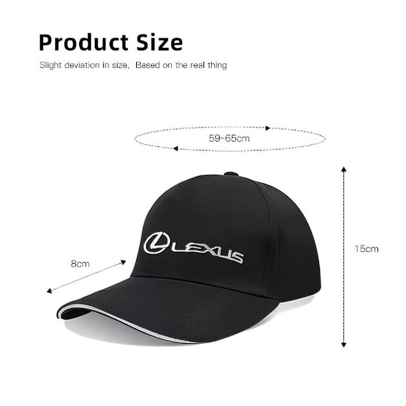 lexus Emblem Baseball Hat Men Women Adjustable Peaked Cap For Lexus F SPORT GS GX IS LS LX CT LC LBX NX RX 350h 450h ES UX 300e