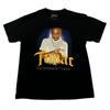 Tupac T-Shirt Schwarz Herren Groß California Love Grafik Rap Hip Hop Westküste