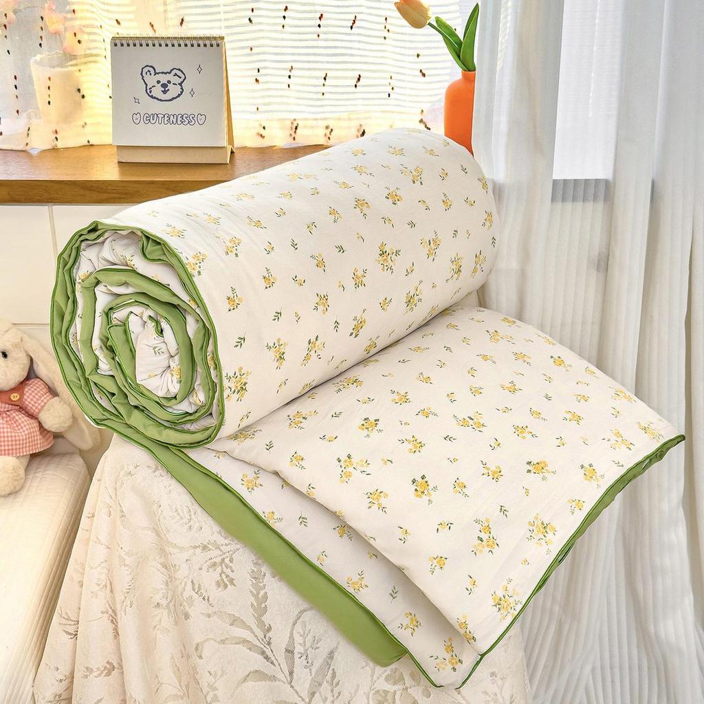 New A-Type Summer Cooling Quilt - Lightweight Single & Double for Dorms, Kids & Gifts