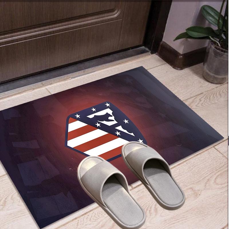 Atletico Madrid Pattern Rug, Indoor/Outdoor Mat, for Picnic, Gameroom, Bedroom, Office, Living Room, Home Decor Carpet, Birthday Gift