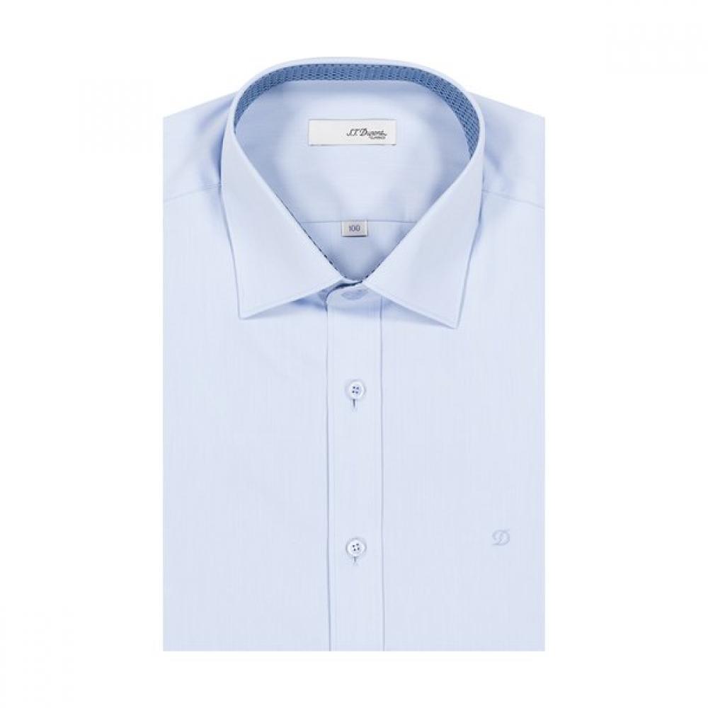 

S.t. Dupont Blue Micro Stripe Stretch Slim Fit Long Sleeve Shirt Se4fm21ls315sbu 105