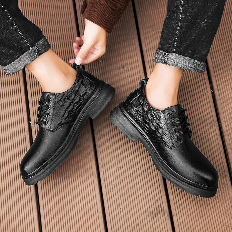 Pánské kožené společenské boty Vysoká kvalita elegantní pánský styl Volný čas Venkovní Párty Kancelář Dospělý ženich nadměrná velikost boty