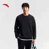 ANTA Men's Fleece-Lined Crewneck Pullover Sweatshirt