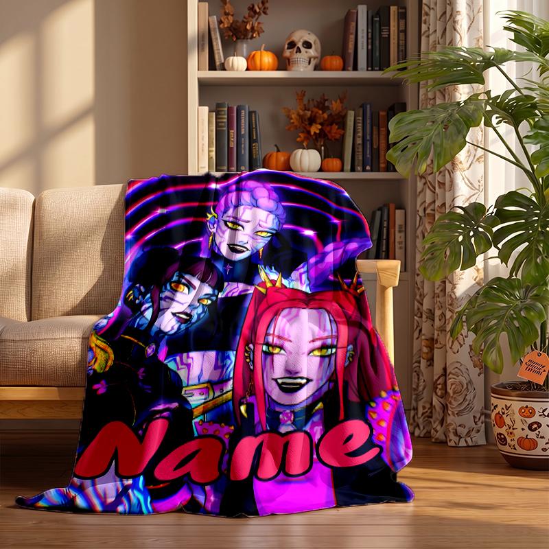 HUNTRIX Custom Flannel Blankets Soft Warm Cozy Throws for Home Decor Holiday Gifts