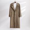 Herrarnas High-End Scoundrel Cool Wool Trenchcoat: Höst/Vinter Superlång Stil
