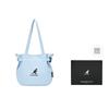 New KANGOL Nylon Large Capacity Shoulder Bag Crossbody Bag Unisex Glacier Blue/Black/Peach Pink/Mint Green/Khaki KGC1510