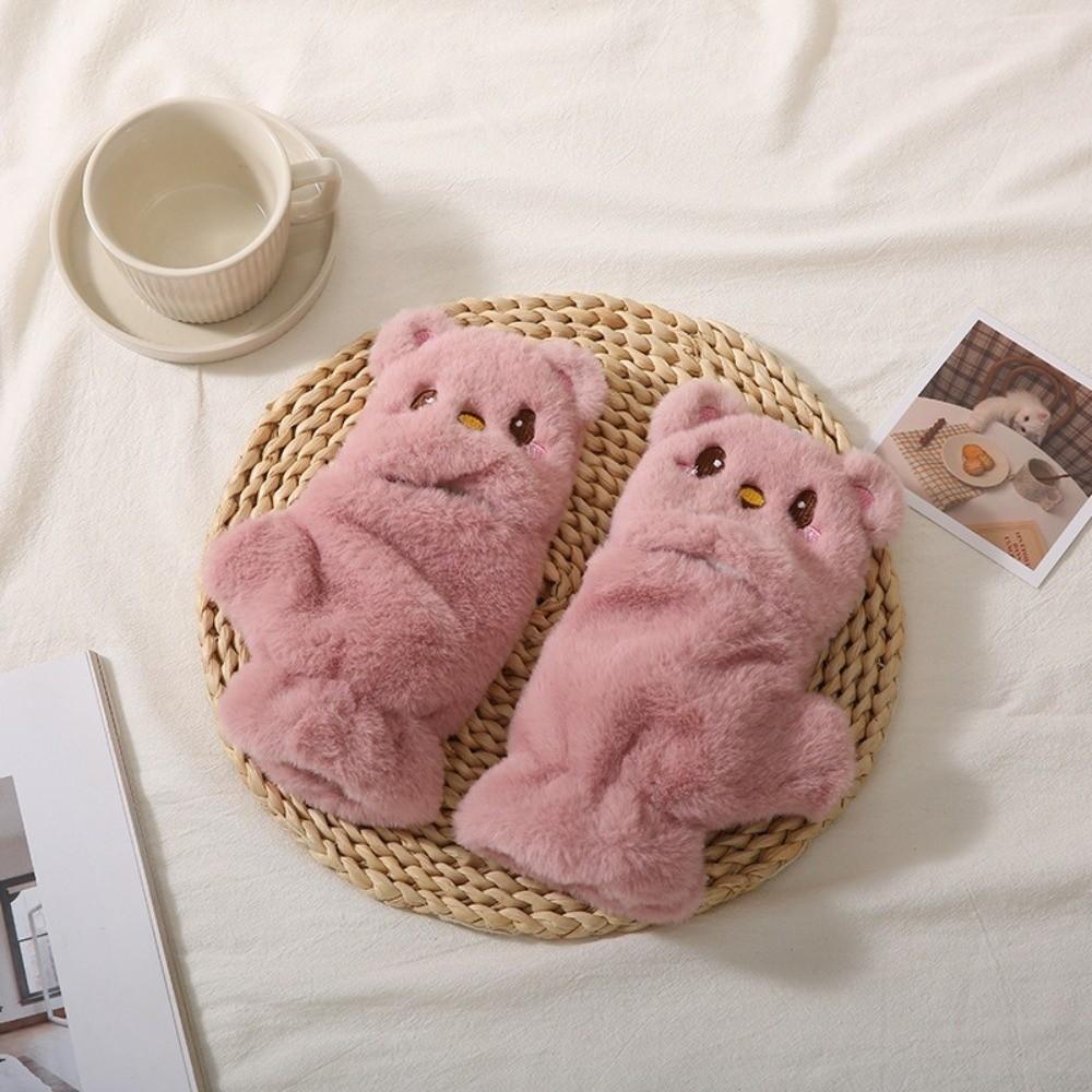 Plush Women Winter Gloves Soft Bear Gloves Fashion Animal Gloves  Cosplay