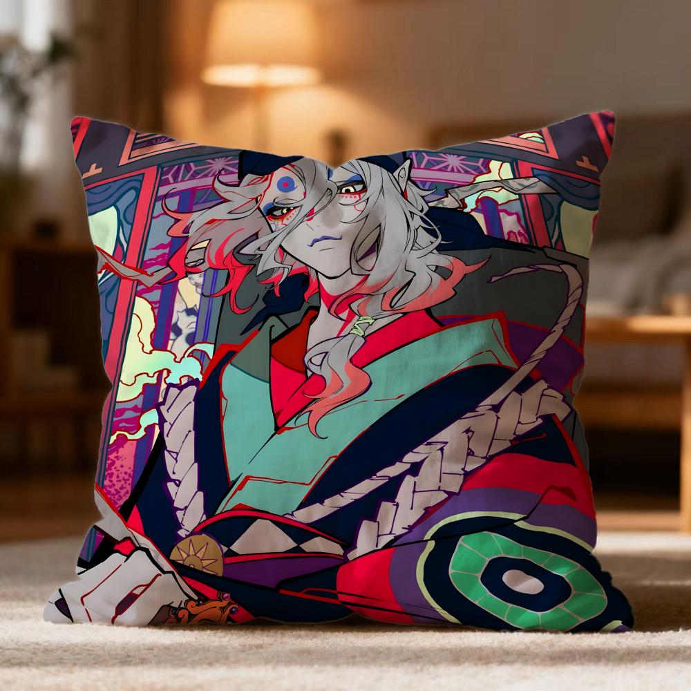 

Fashion MMononokeed Cushion Cover Soft Washable Pillow Case Multi-Scene for Couch Bed Travel Office Use 30cmx30cm