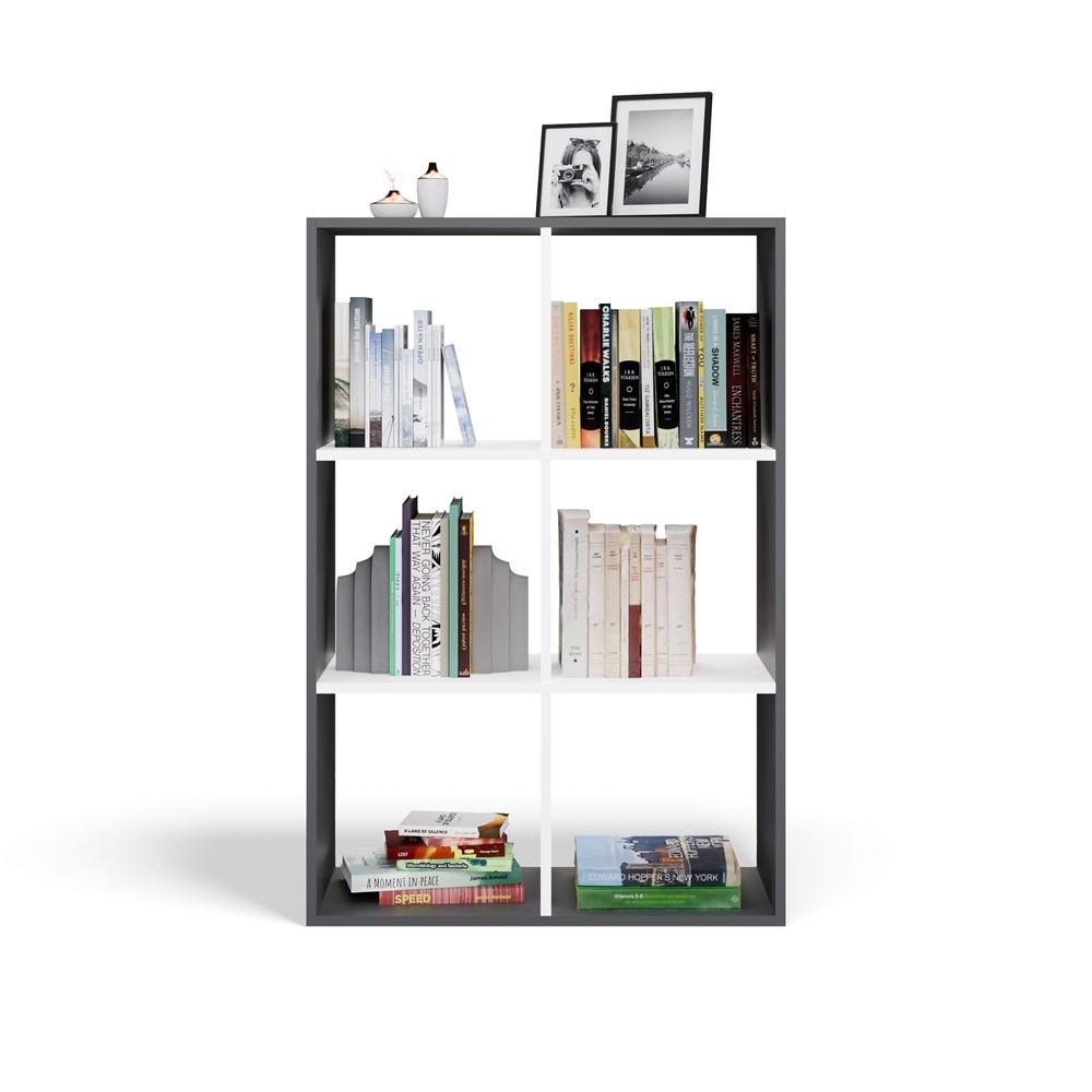 Malax 2X3 Anthracite White Shelf