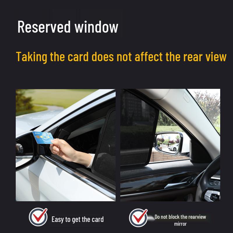 Magnetic Car Window Curtains: Sun Shades & Mosquito Repellent, Heat Insulation, Sun Block, Custom Fit for Specific Models, Free Shipping