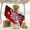 Fc Bayern Beach Towel Quick-Dry Soft Microfiber Comfortable Lightweight Perfect for Traveling Yoga Camping and Swimming