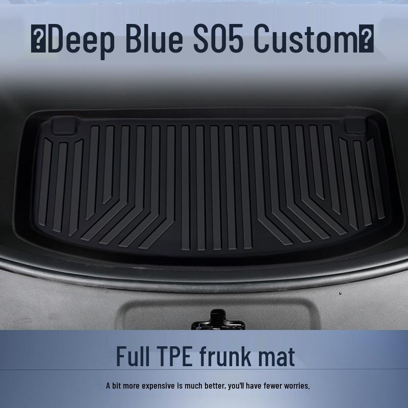 TPE Trunk Mat for 2025 Shenlan S05 Car - Interior Decor & Modification Accessory