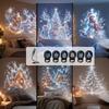 Creative Christmas Pattern Theme Usb Projection Light 360° Rotating Hd Projection Lamp For Bedroom Home Background Decor
