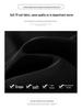 Women's High-Waisted Wide-Leg Black Pants for Spring/Autumn 2025 – Loose, Straight, Casual Suit Pants