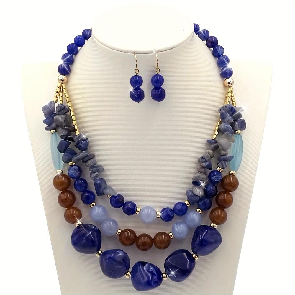 

Модные украшения для женщин синий