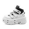 Summer Cross-border Platform Punk Boots: Unisex Thick-soled, Height-increasing High-top Shoes.