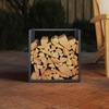 VidaXL Firewood Rack Anthracite 40x40x40 Cm, Fireplace Log Holder, Log Holder, Log Rack 864239