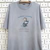 Maglietta Vintage 1994 Gaston Lagaffe Personaggio dei Fumetti Europei Studio Aventures Merch Tee T-Shirt Uomo Bambini