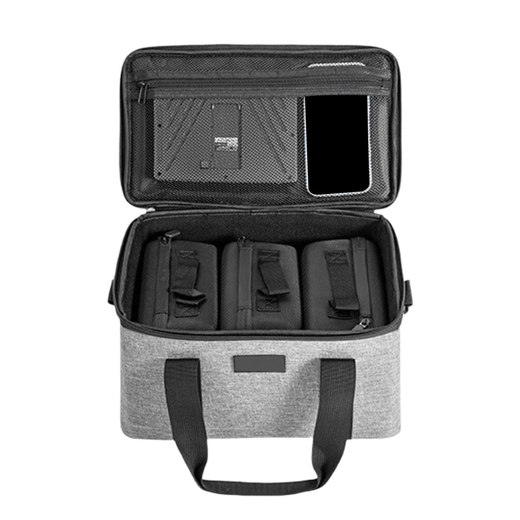 Portable Photo Light Carrying Case With Shoulder Strap And Handles For Easy Mobility During Outdoor Shoots