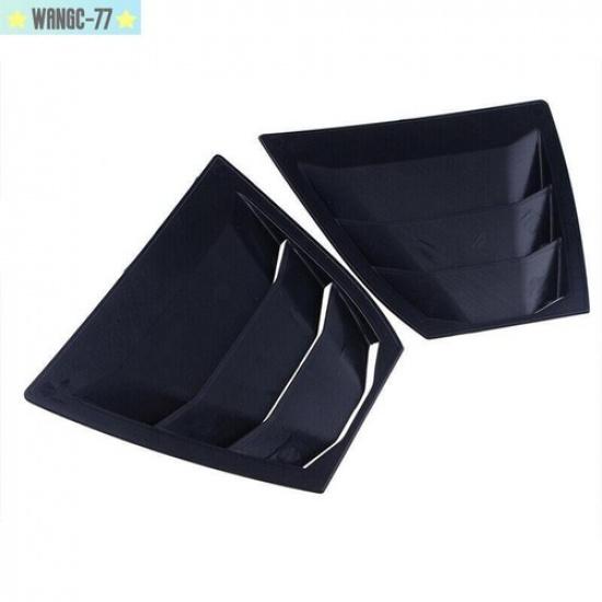 Matte Black Side Window Louver Vent Cover Trim For Mazda 3 Axela 2014-2018 New