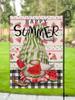 Home Party Outdoor Decoration Supplies Summer Fruit Watermelon Popsicle Garden Flag Outdoor Patio Decoration 1 Pc (Flag Only)