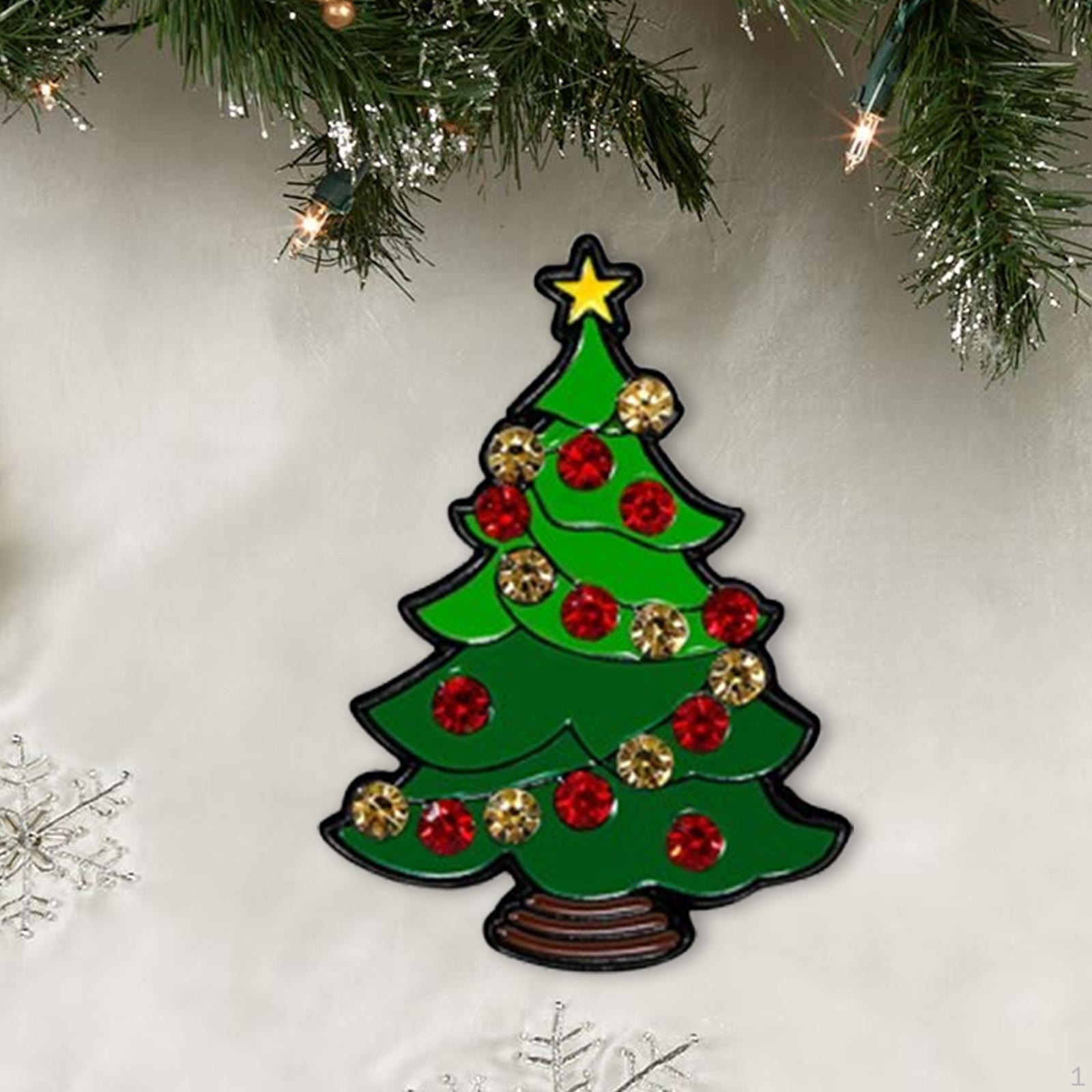 

Рождественская брошь для женщин Рождественские украшения, модные украшения воротник булавка шляпа одежда Christmas tree