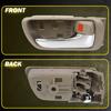 1/2/4PCS Beige Chrome Interior Door Handle For Toyota Camry 2002-2006 Left Right