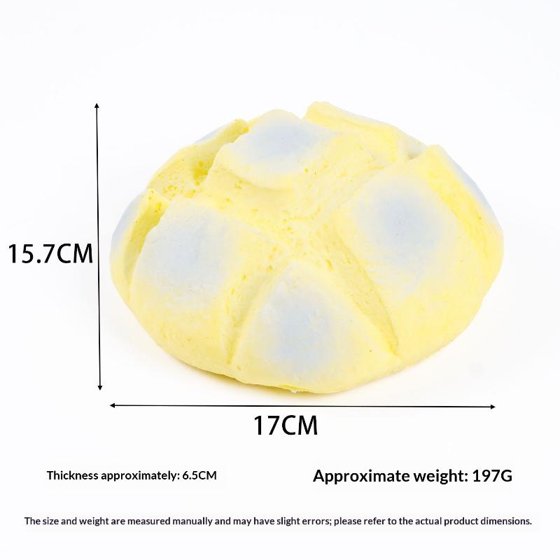 Pineapple Bun Slow Rising Squeeze Toy Oversized Soft Stress Relief Prop for Prank Gift Desk Decor