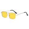 Retro Steamspunk Square Sunglasses Metal Frame Unisex Comfortable Daily Wear Sun Glasses Suitable for Driving Travel