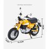 1/12 Honda Monkey 125 Alloy Racing Cross-country Motorcycle Model Metal Street Motorcycle Model Sound Light Childrens Toys Gifts