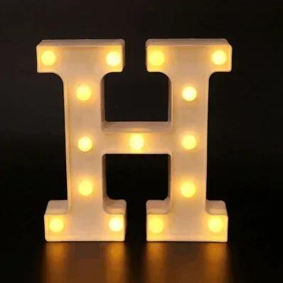 Wedding Decorative Name Number letters LED Lights Luminous Number Lamp Party Baby Bedroom Decoration Home Night Light