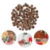 50/100PC Natural Acorn Cap Dried Acorn Decorative Christmas Tree Hanging Pendant DIY Autumn Fall Ornament For Golden Christmas
